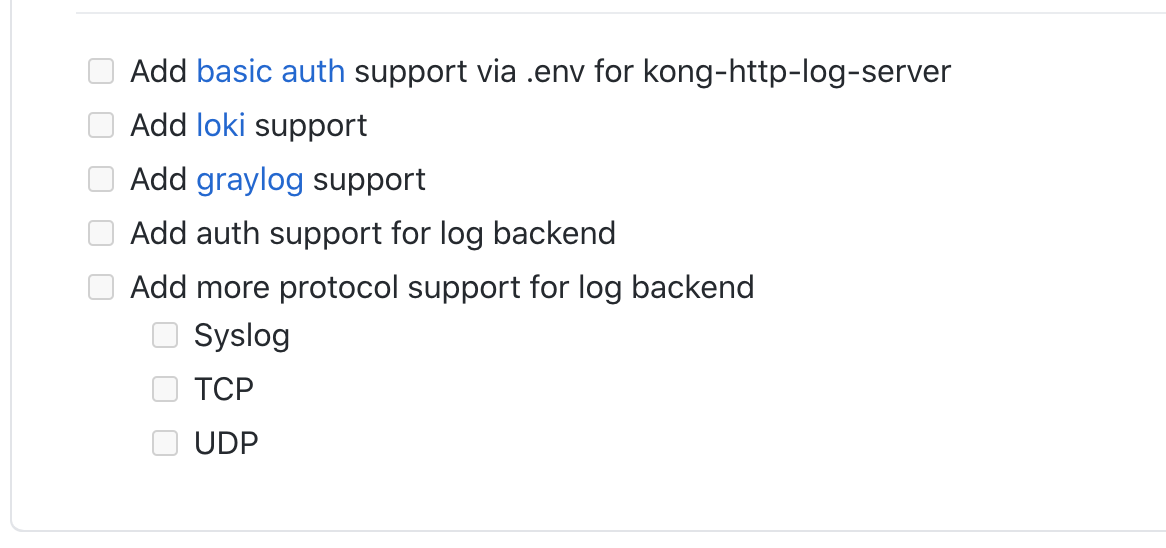 Kong HTTP Log